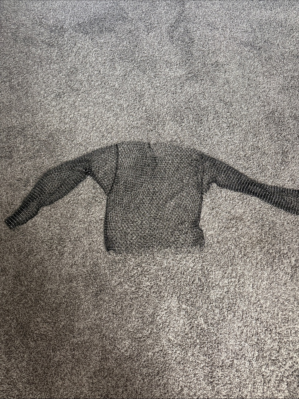 Women's Gray Cropped Knit Sweater